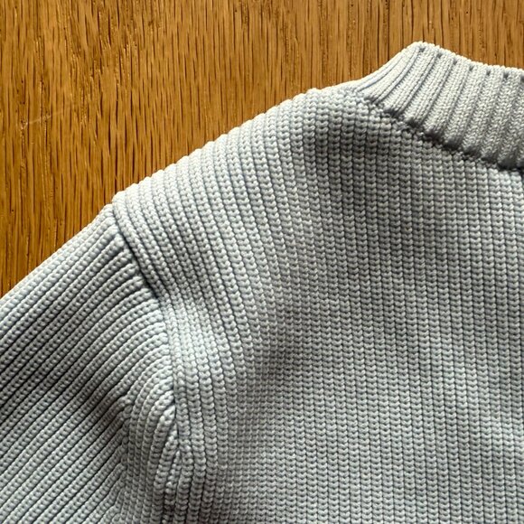 Pretty little baby blue ribbed tee! Helmut Lang, NWOT, XS - Picture 9 of 11